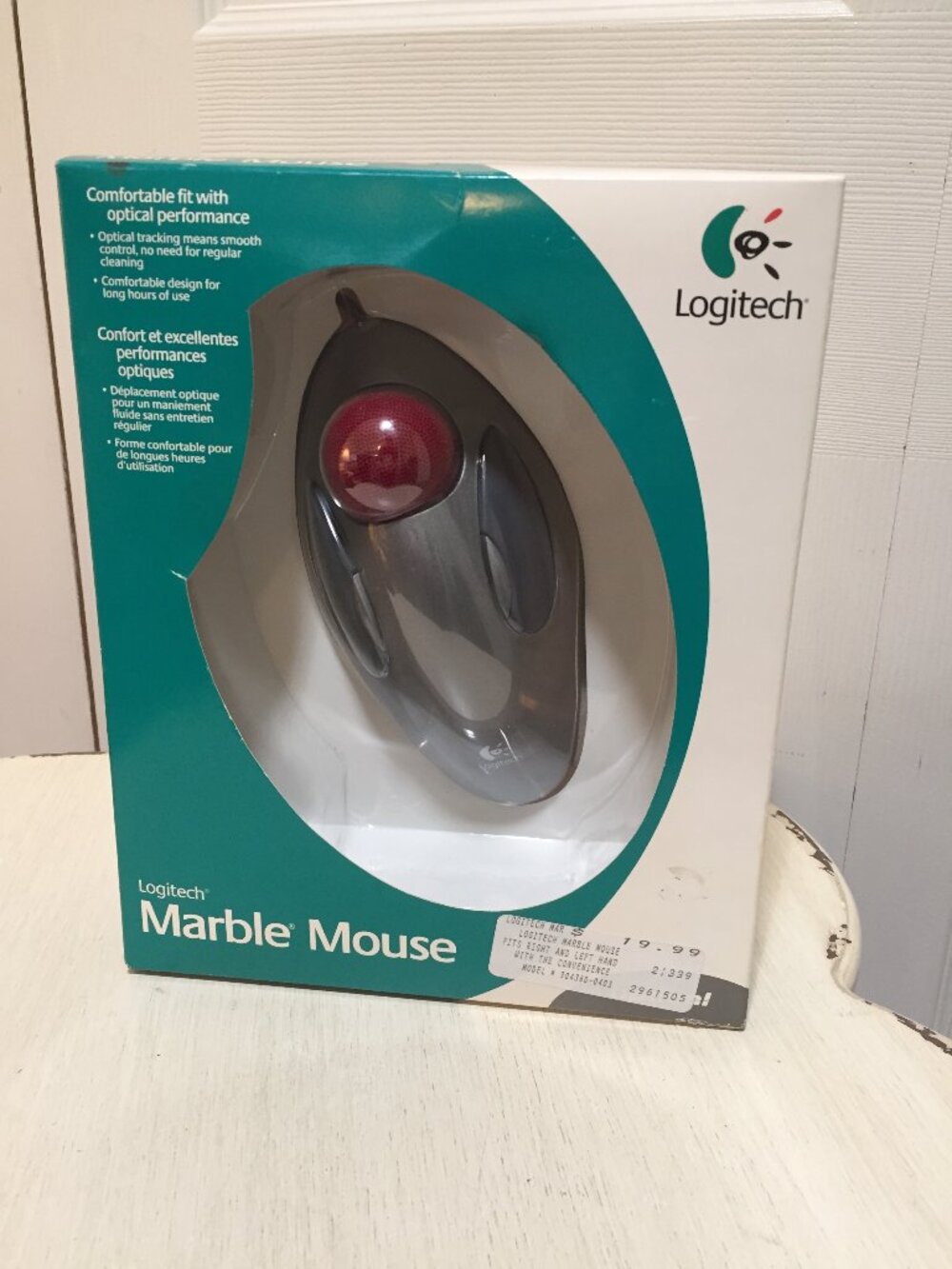 Logitech Marble Mouse Trackball Ball 904360-0403 Factory Sealed NEW